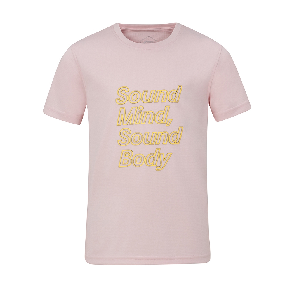 童 短袖上衣 男女中性款 夜光 亞洲版型 訓練上衣 2034A988-700