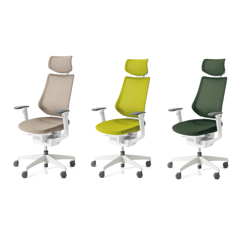*KOKUYO ing 日系機能 人體工學辦公椅-卡其/黃/墨綠