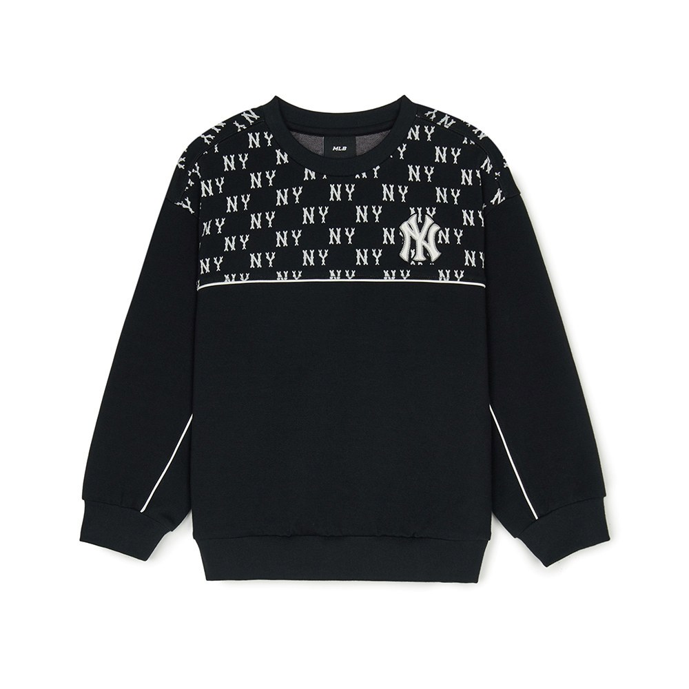 MLB KIDS 大學T 童裝 Monogram系列 紐約洋基隊 (7AMTM0151-50BKS)