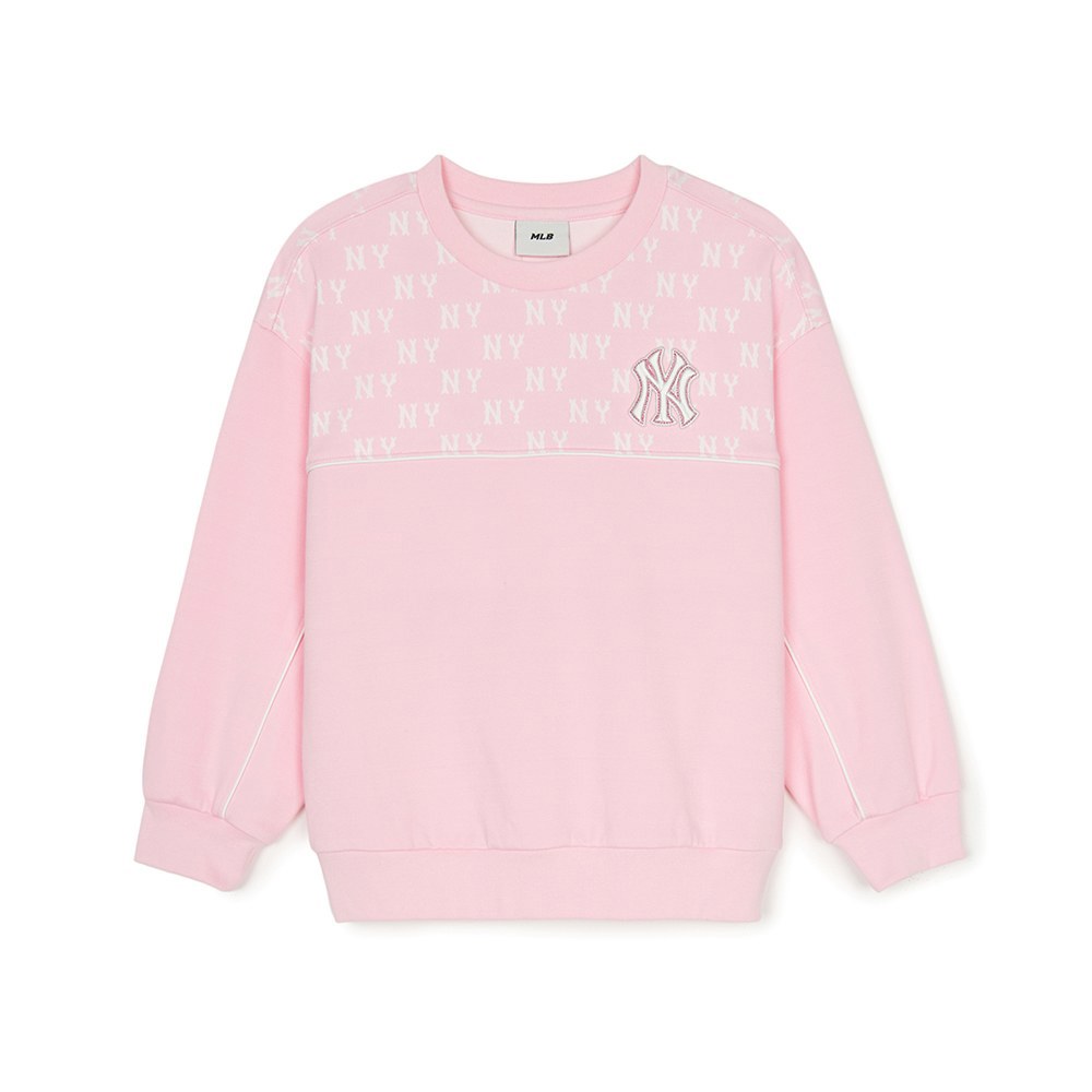 MLB KIDS 大學T 童裝 Monogram系列 紐約洋基隊 (7AMTM0151-50PKL)