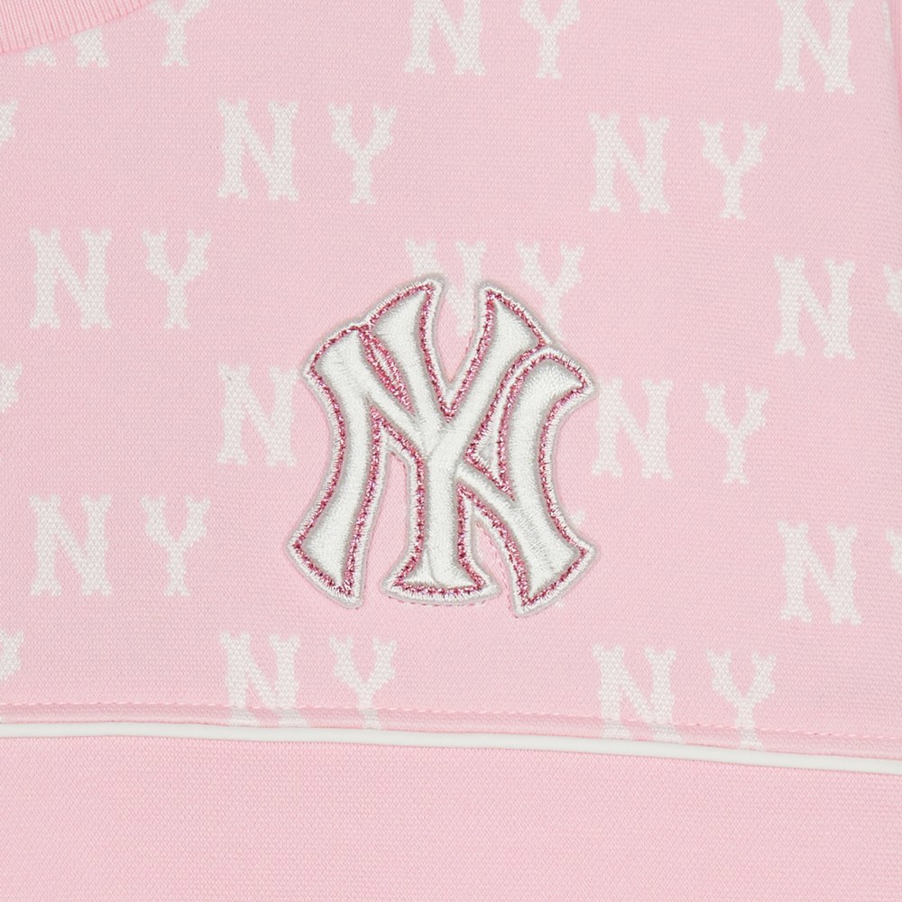 MLB KIDS 大學T 童裝 Monogram系列 紐約洋基隊 (7AMTM0151-50PKL)