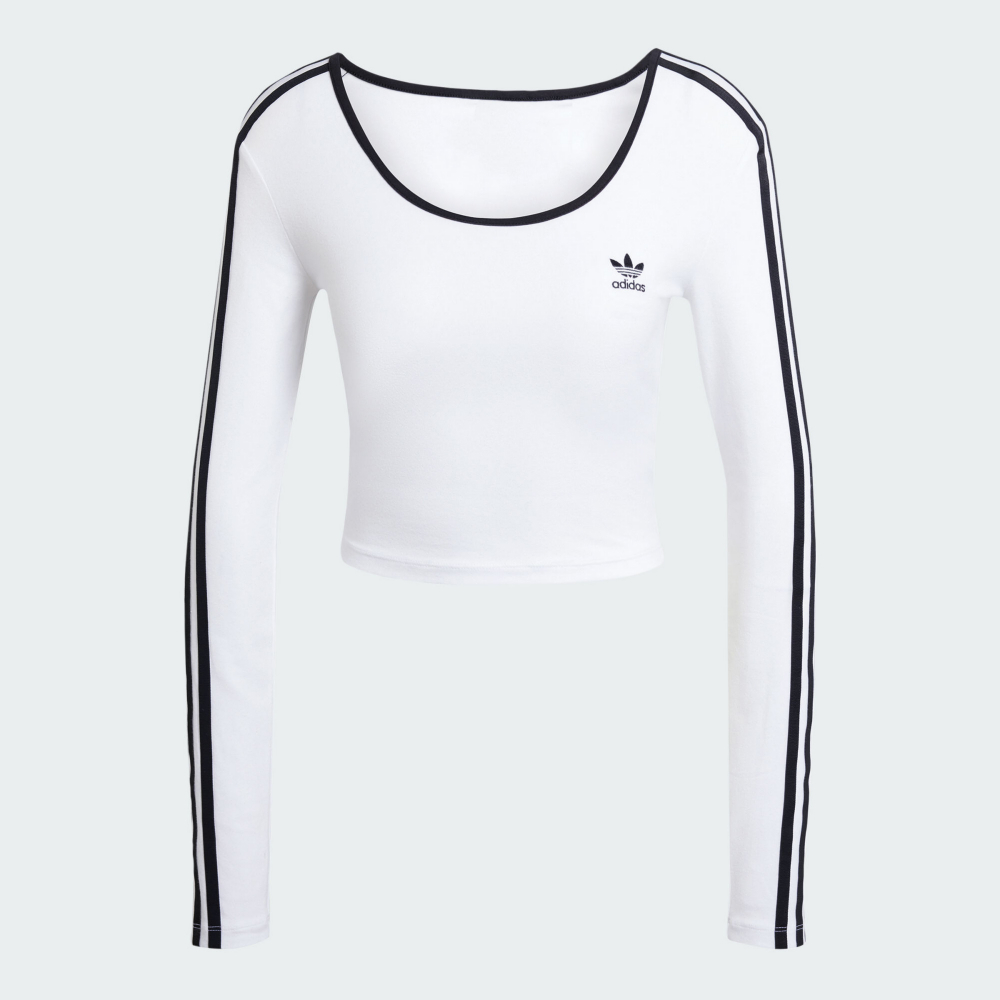 ADICOLOR 3-STRIPES 短版長袖上衣