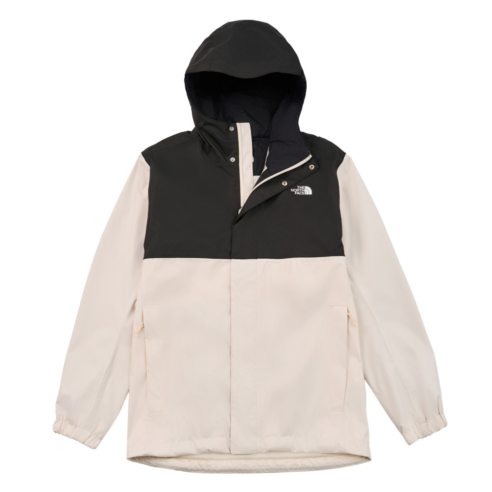 【限時搶購】男款白色DryVent防水透氣連帽衝鋒衣｜8AUNFUX