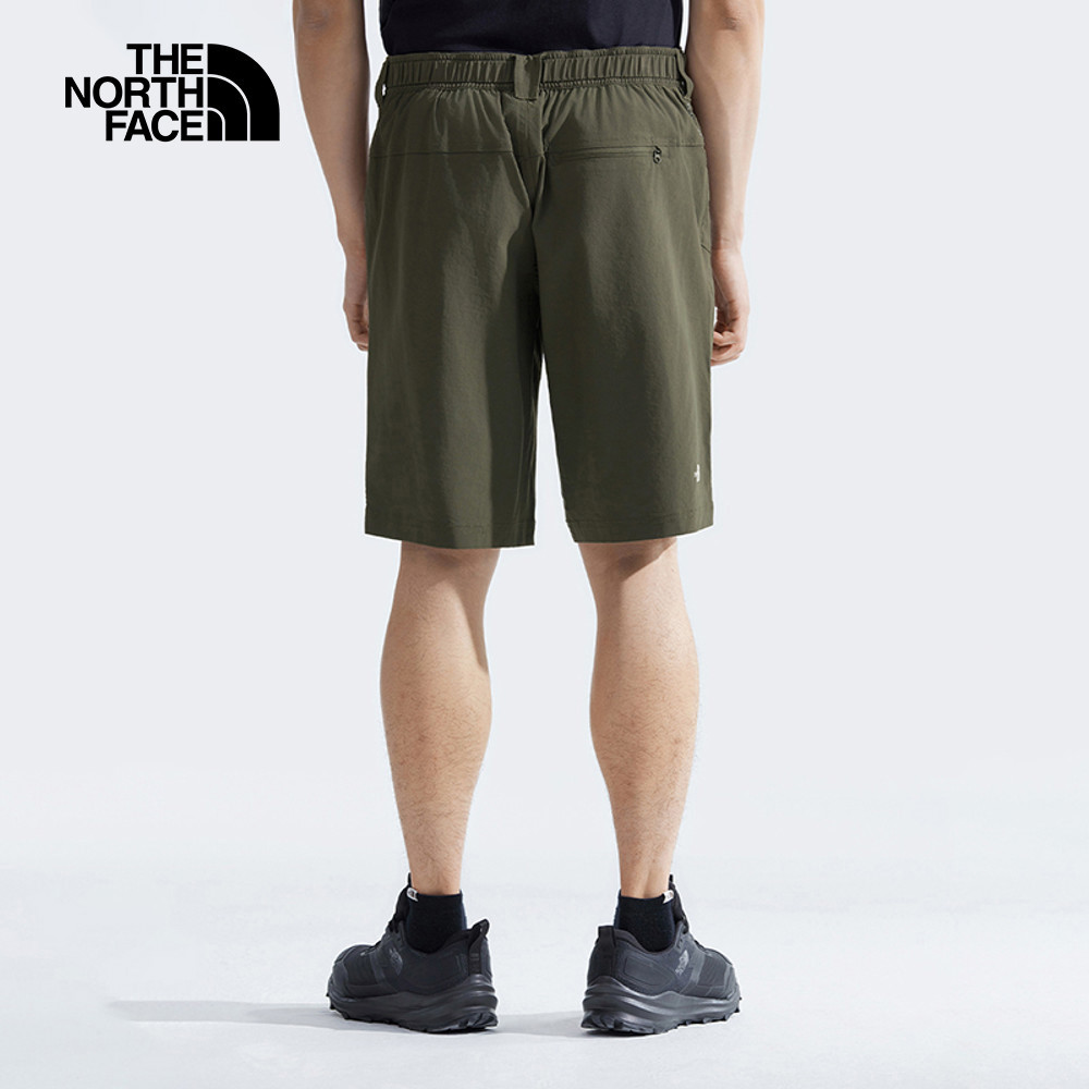 The North Face北面男款灰褐色吸濕排汗休閒短褲｜8AV621L