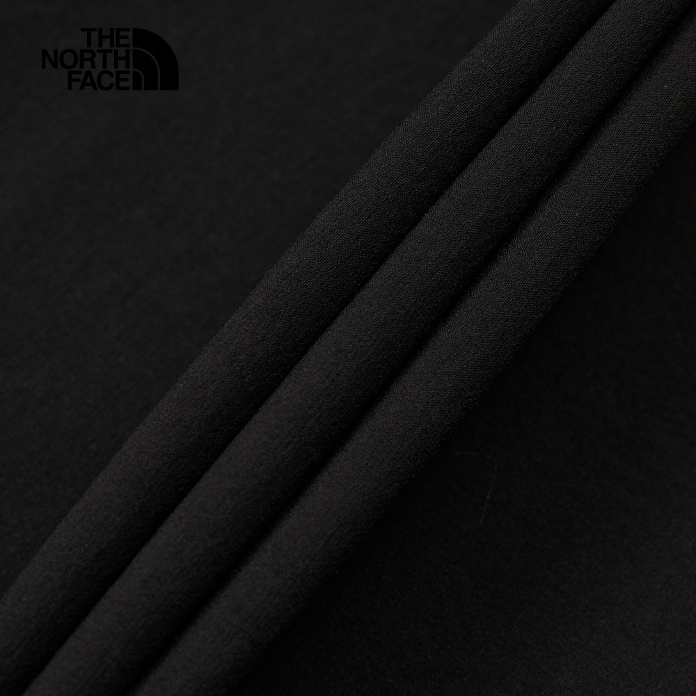The North Face北面男款黑色DWR防潑水戶外徒步長褲｜8BYRJK3