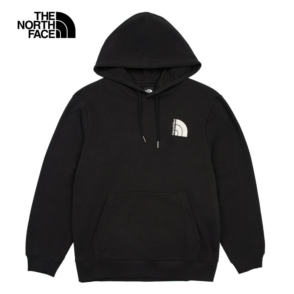 【10/24 00點週末限定】The North Face北面女款黑色刺繡LOGO印花長袖帽T｜8