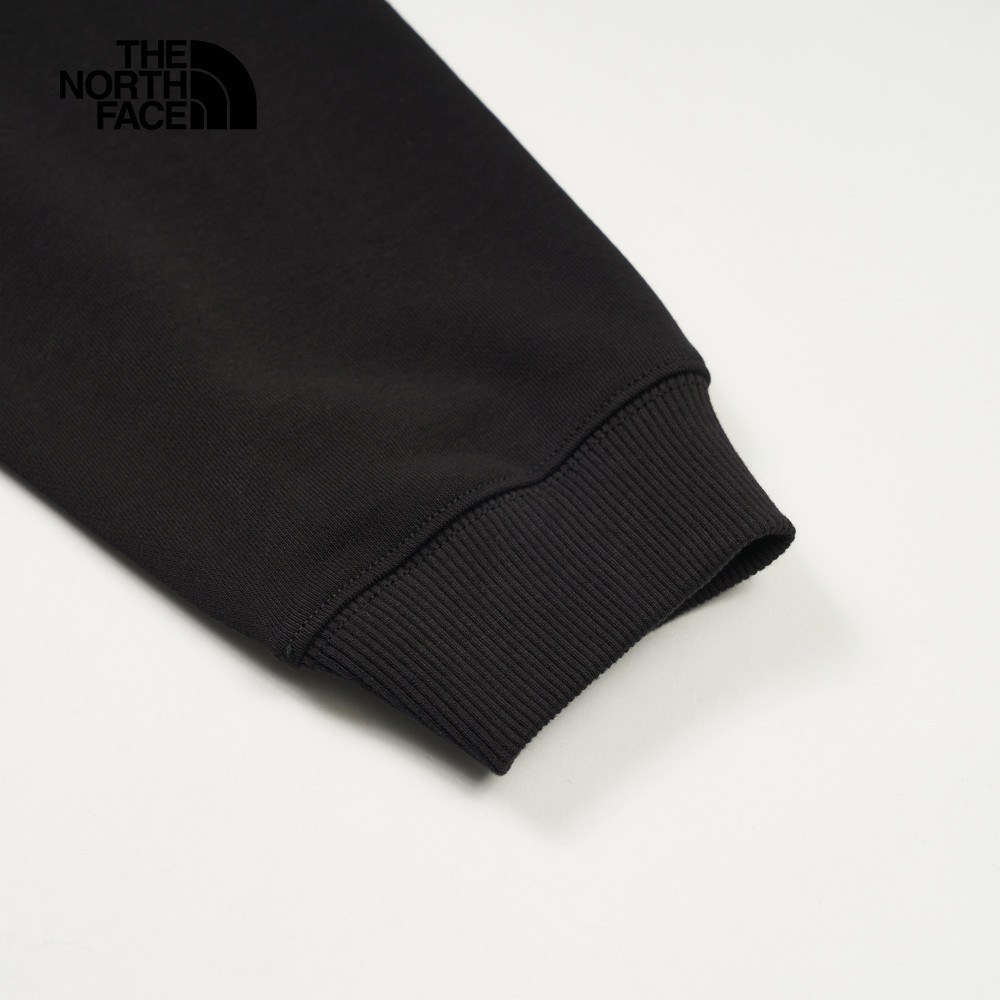 【10/24 00點週末限定】The North Face北面女款黑色刺繡LOGO印花長袖帽T｜8DC4JK3