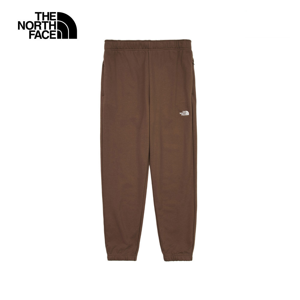 The North Face北面男款棕色舒適彈力褲腰運動休閒長褲｜8DET1OI