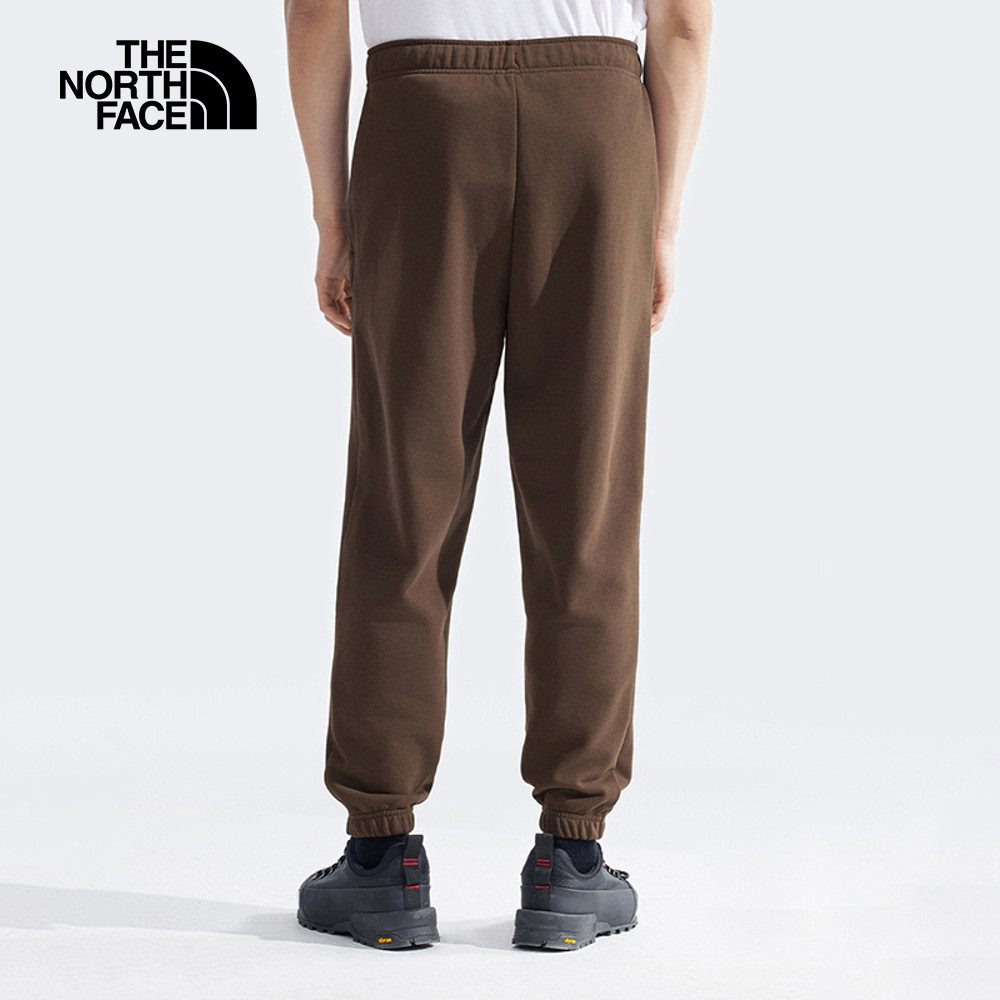 The North Face北面男款棕色舒適彈力褲腰運動休閒長褲｜8DET1OI