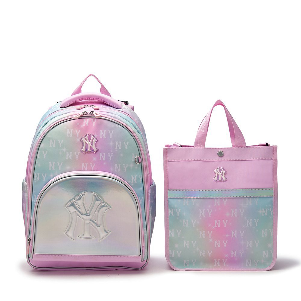 MLB KIDS 後背包 兒童書包套組 Monogram系列 紐約洋基隊 (7FBKM015N-50PKL)