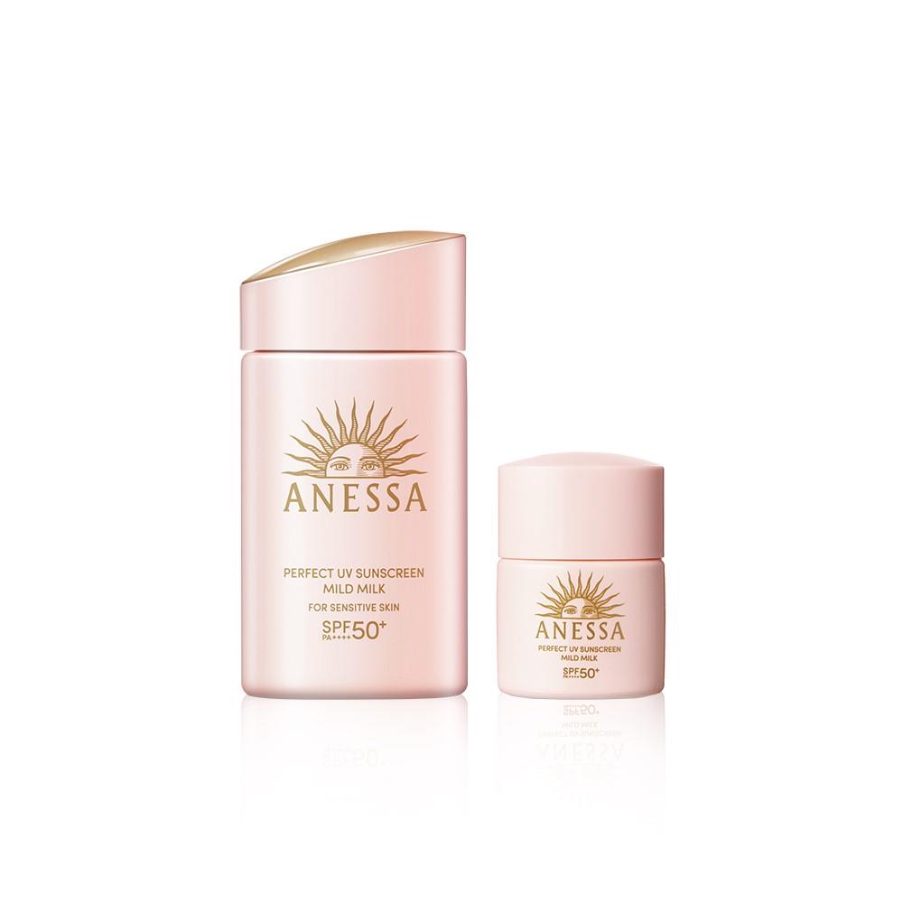 【ANESSA 安耐曬】敏感肌防曬組 60ml+12ml