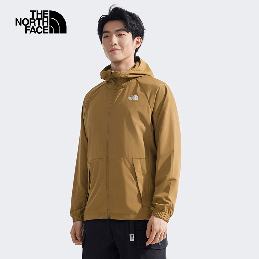 【10/27 00點限時搶購】The North Face北面男款棕色吸濕排汗連帽外套｜8ET7173