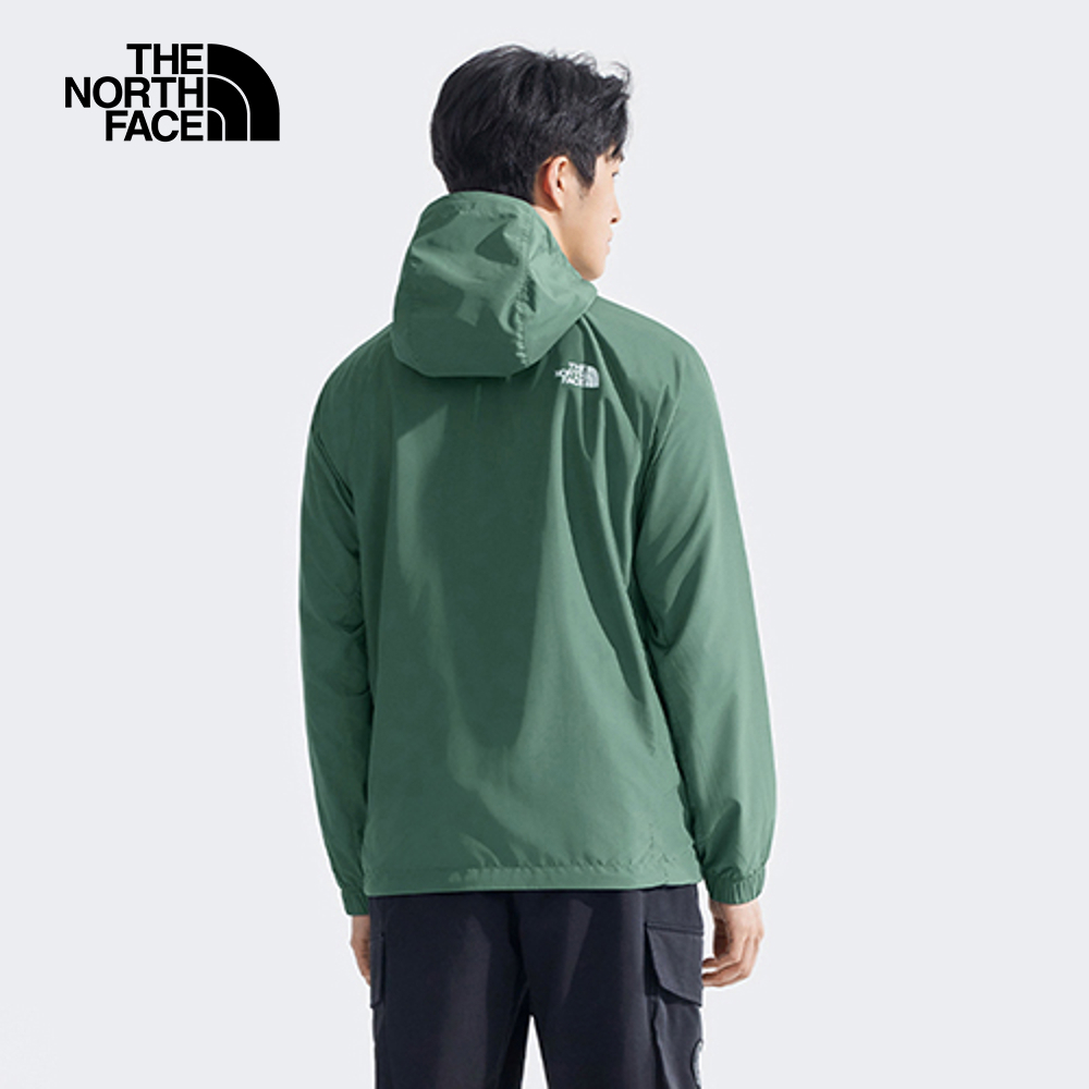 【10/27 12點限時搶購】The North Face北面男款綠色吸濕排汗連帽外套｜8ET7HCH