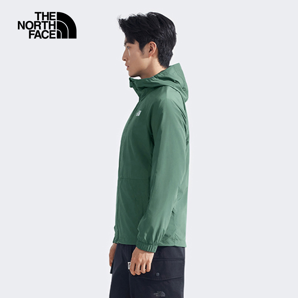 【10/27 12點限時搶購】The North Face北面男款綠色吸濕排汗連帽外套｜8ET7HCH