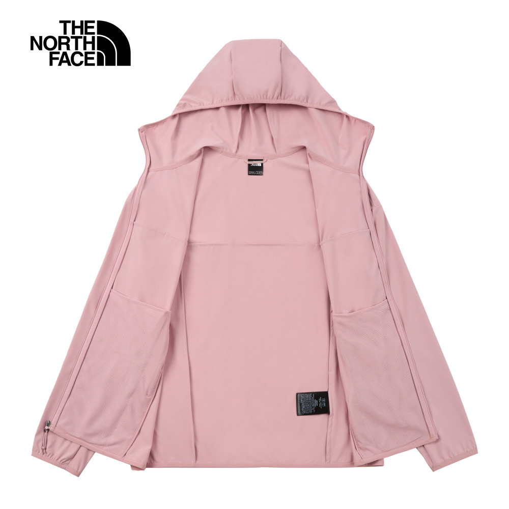 【10/24 12點週末限定】The North Face北面女款粉紅色舒適透氣連帽外套｜8EYH0SO