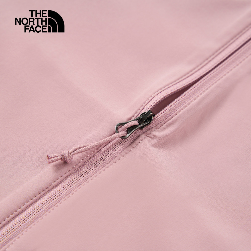 【10/24 12點週末限定】The North Face北面女款粉紅色舒適透氣連帽外套｜8EYH0SO