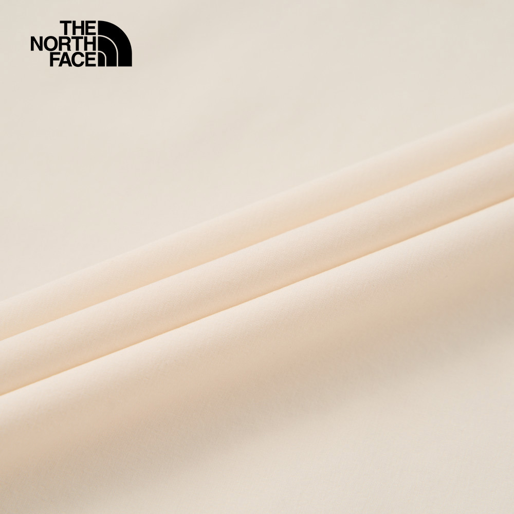 The North Face北面女款米白色舒適透氣連帽外套｜8EYHQLI