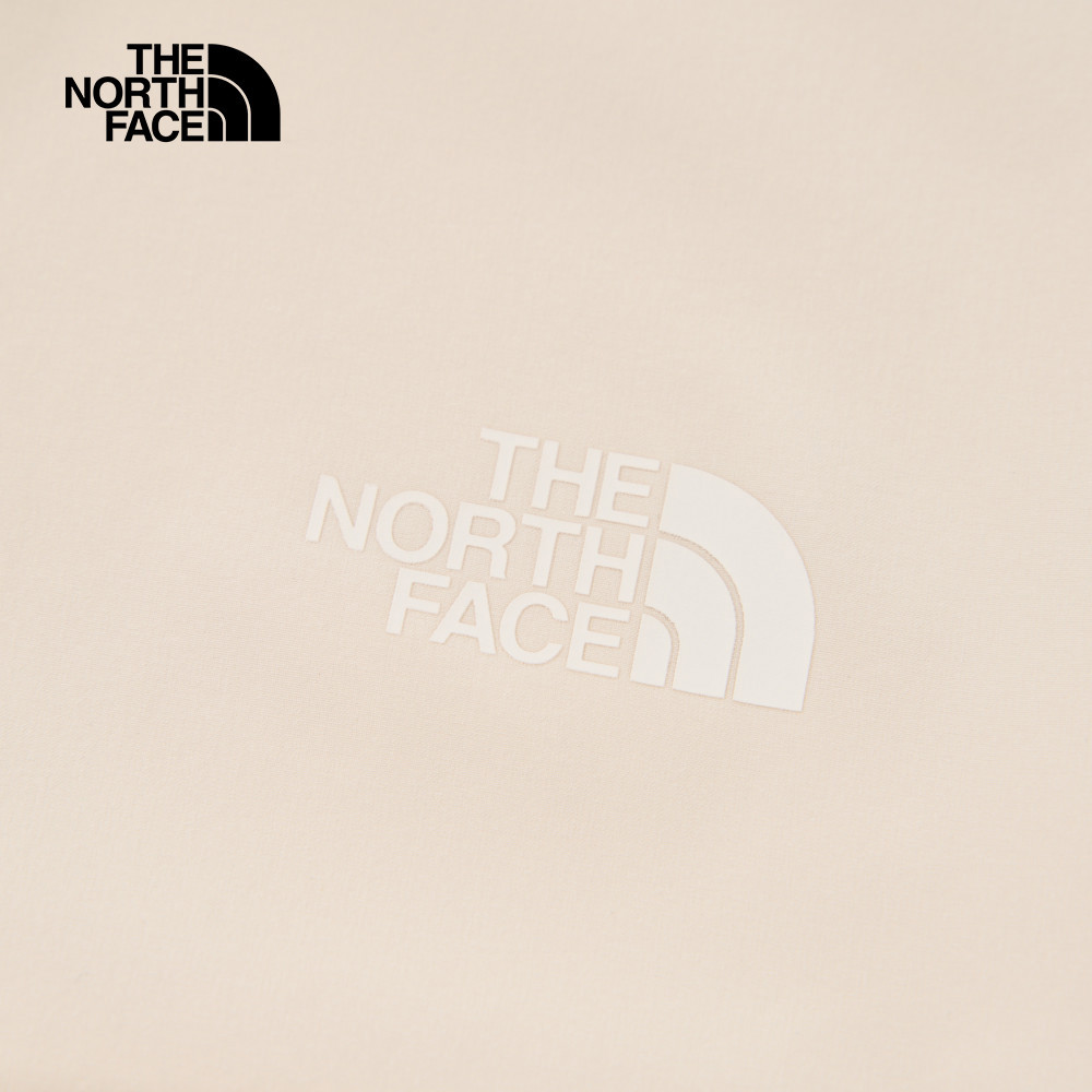 The North Face北面女款米白色舒適透氣連帽外套｜8EYHQLI