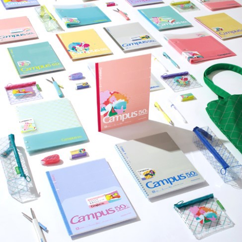 KOKUYO Campus 50週年限定 點線筆記本B5 (5色入)-7mm/6mm