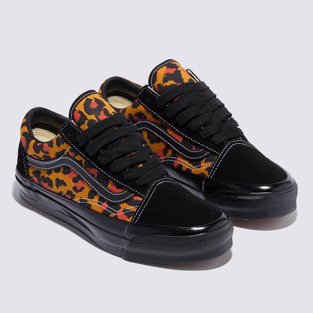 Premium LX Old Skool 黑色豹紋滑板鞋