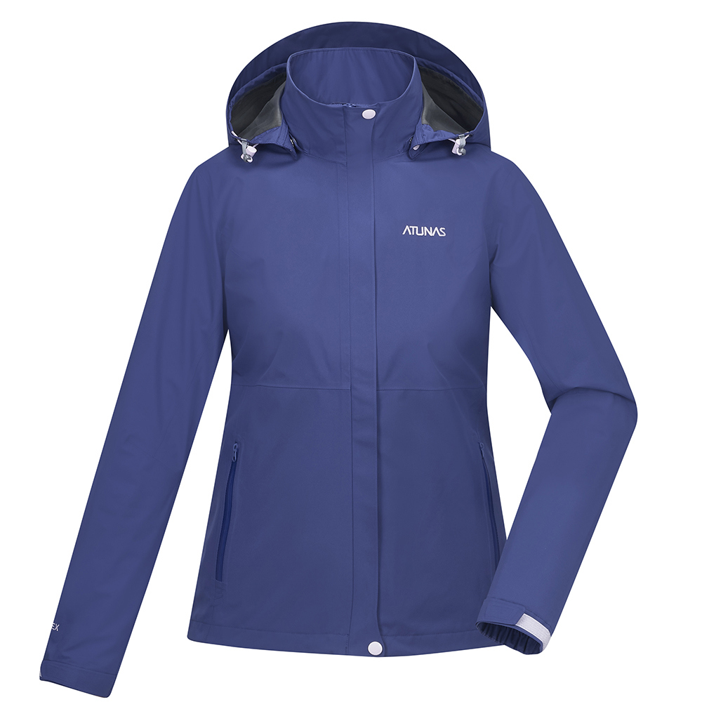 女款GORE-TEX  PACLITE PLUS單件式防水外套/風衣外套/機能外套(A1GTDD03W深藍紫)