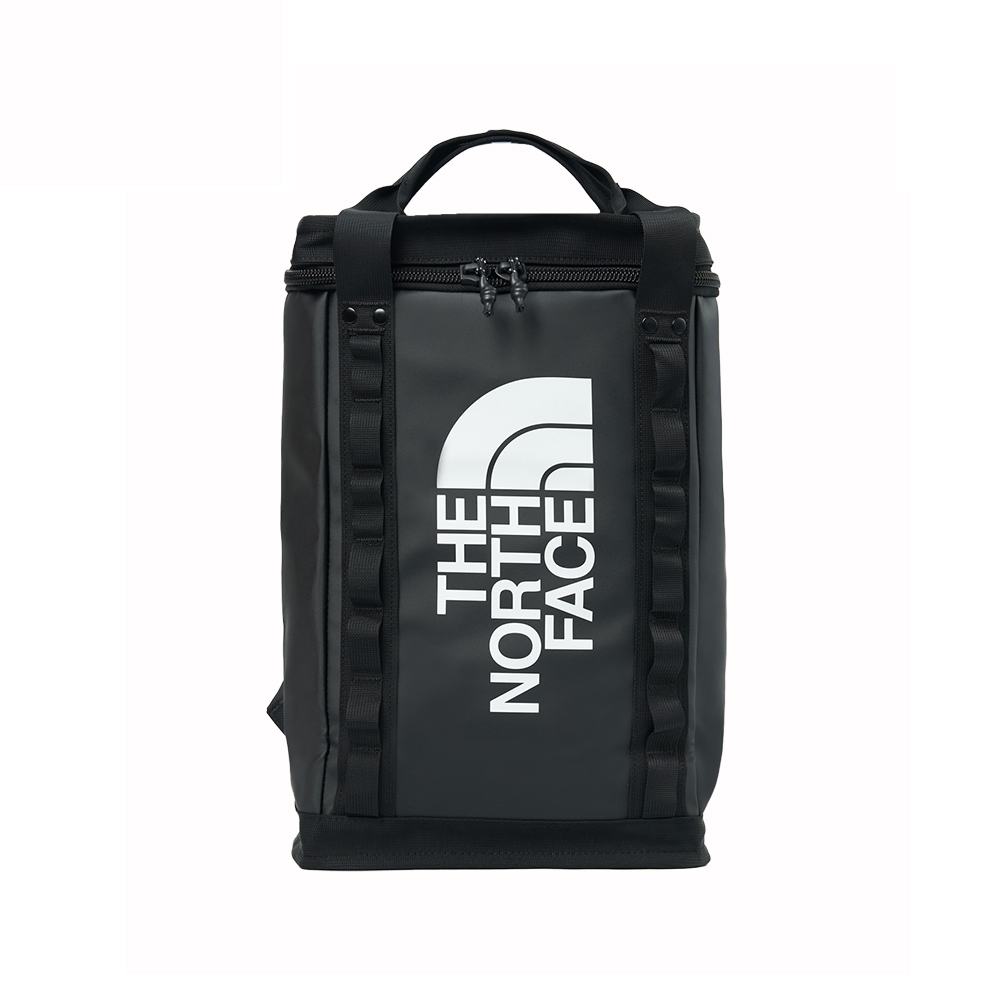 The North Face北面男女款黑色DWR防潑水大容量休閒後背包｜3KYV53R