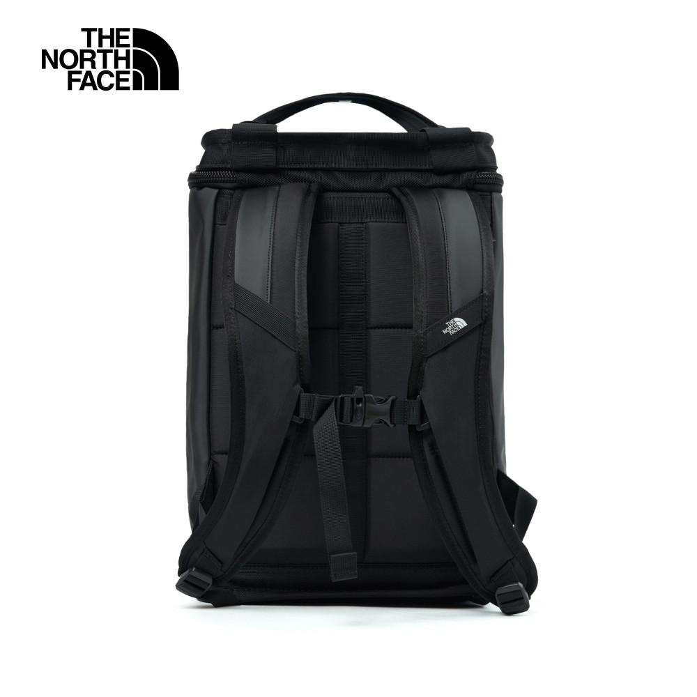 The North Face北面男女款黑色DWR防潑水大容量休閒後背包｜3KYV53R