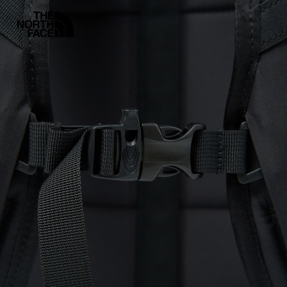 The North Face北面男女款黑色DWR防潑水大容量休閒後背包｜3KYV53R