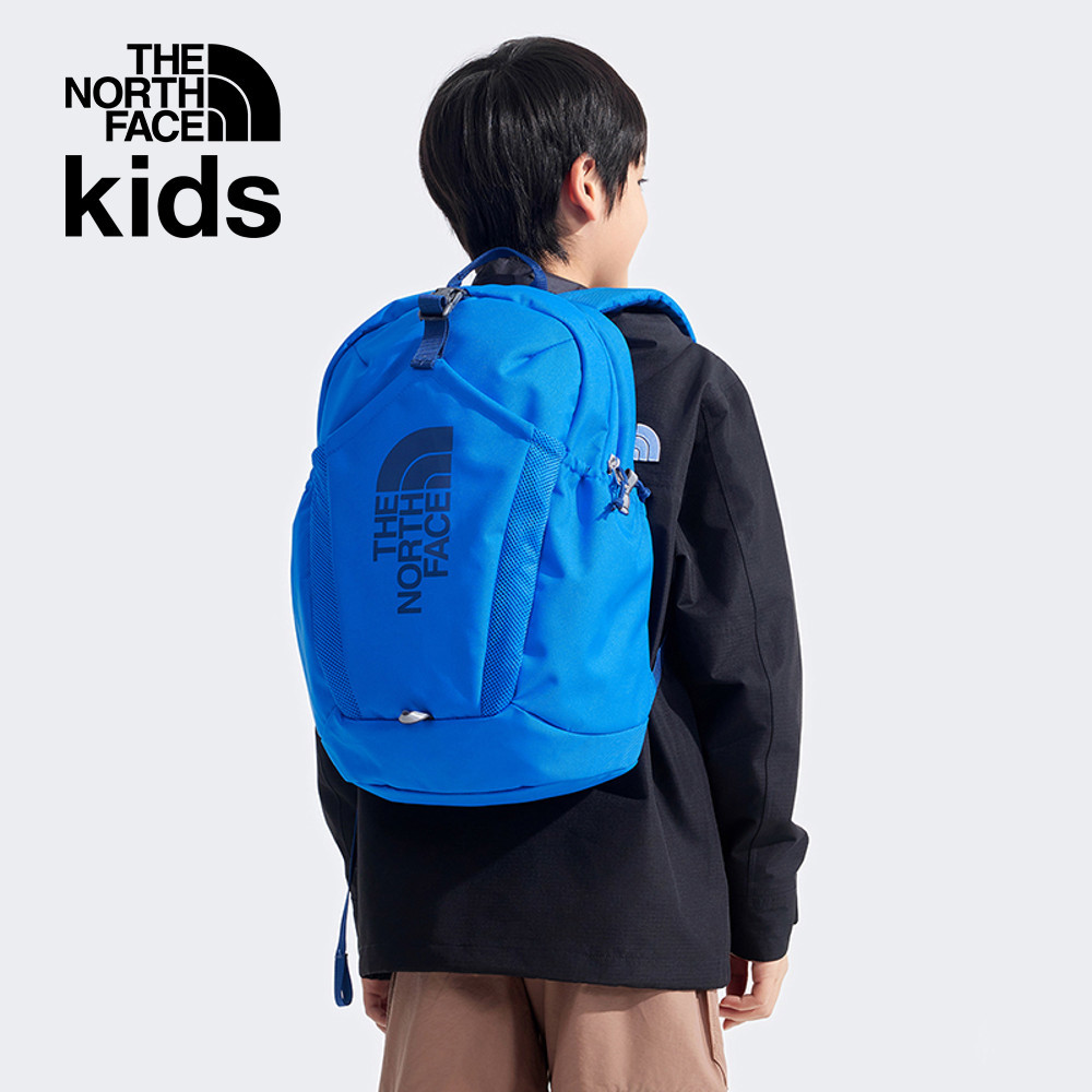 The North Face北面兒童藍色舒適背負大容量休閒後背包｜52VX59J