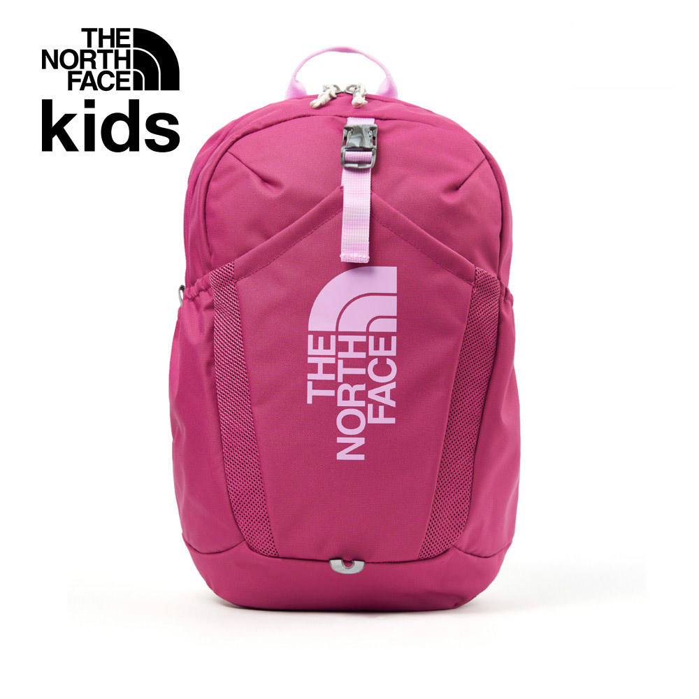The North Face北面兒童粉紅色舒適背負大容量休閒後背包｜52VXBC9