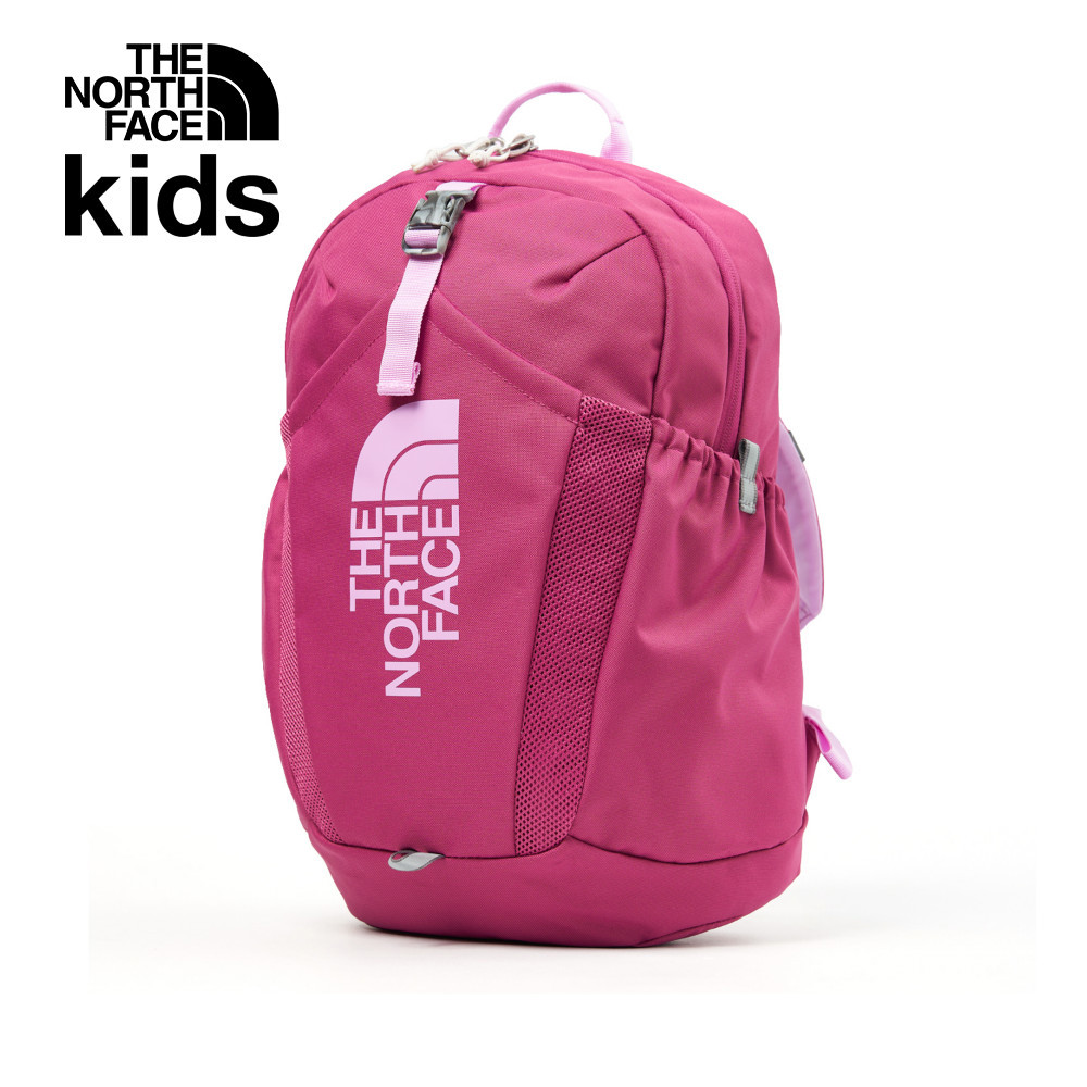 The North Face北面兒童粉紅色舒適背負大容量休閒後背包｜52VXBC9