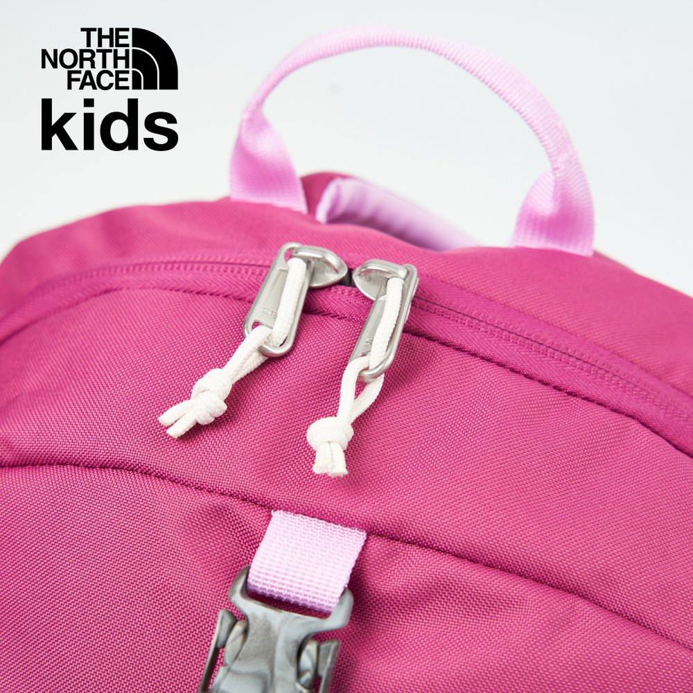 The North Face北面兒童粉紅色舒適背負大容量休閒後背包｜52VXBC9