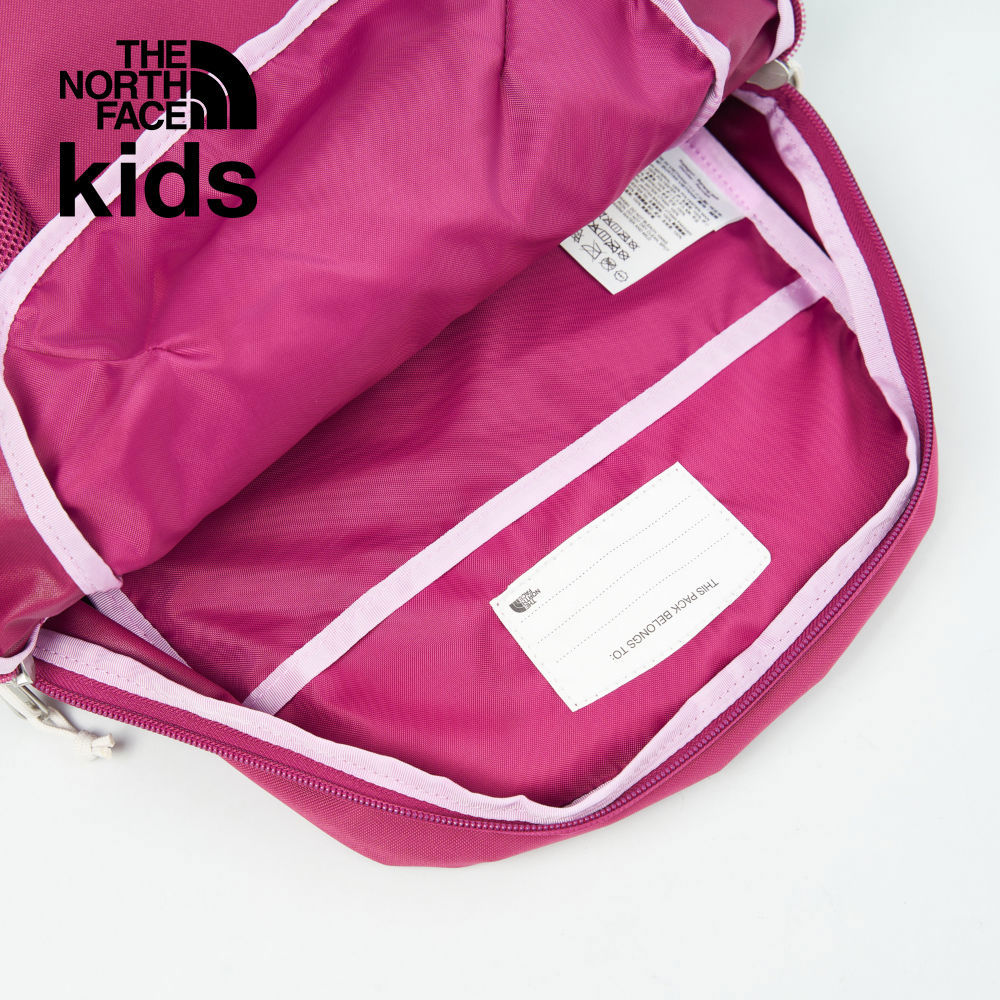 The North Face北面兒童粉紅色舒適背負大容量休閒後背包｜52VXBC9