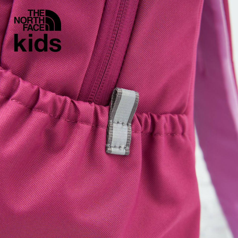 The North Face北面兒童粉紅色舒適背負大容量休閒後背包｜52VXBC9