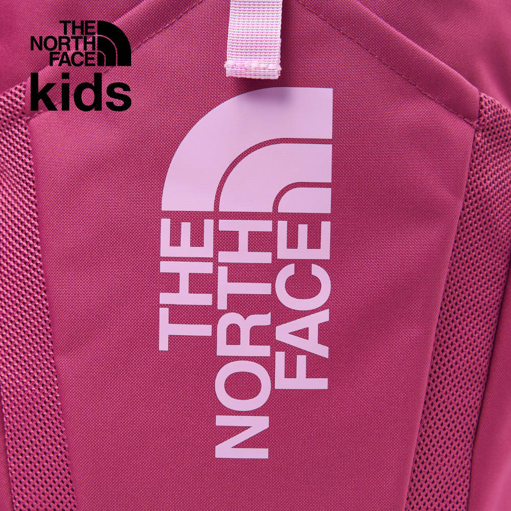 The North Face北面兒童粉紅色舒適背負大容量休閒後背包｜52VXBC9