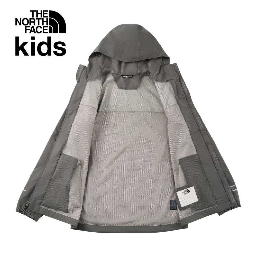 【限時搶購】兒童灰色DryVent防水透氣衝鋒衣｜8A480UZ