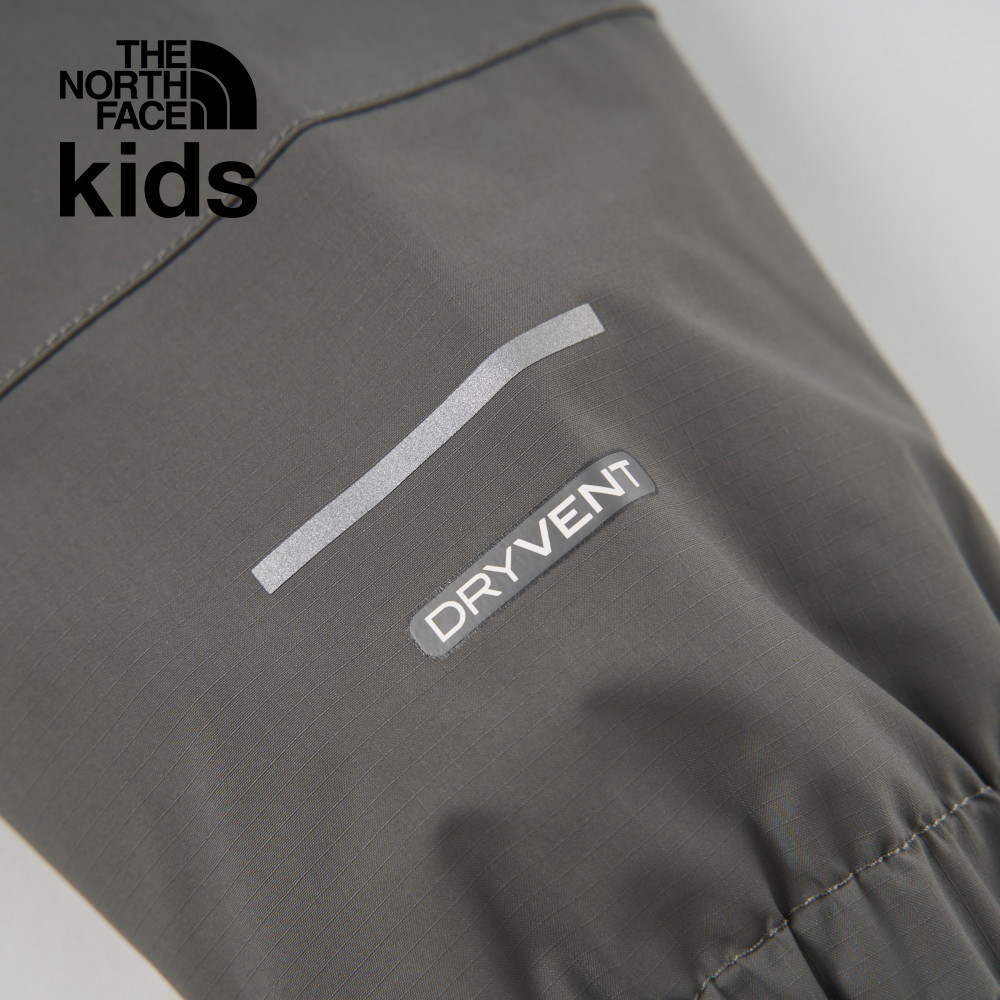 【限時搶購】兒童灰色DryVent防水透氣衝鋒衣｜8A480UZ