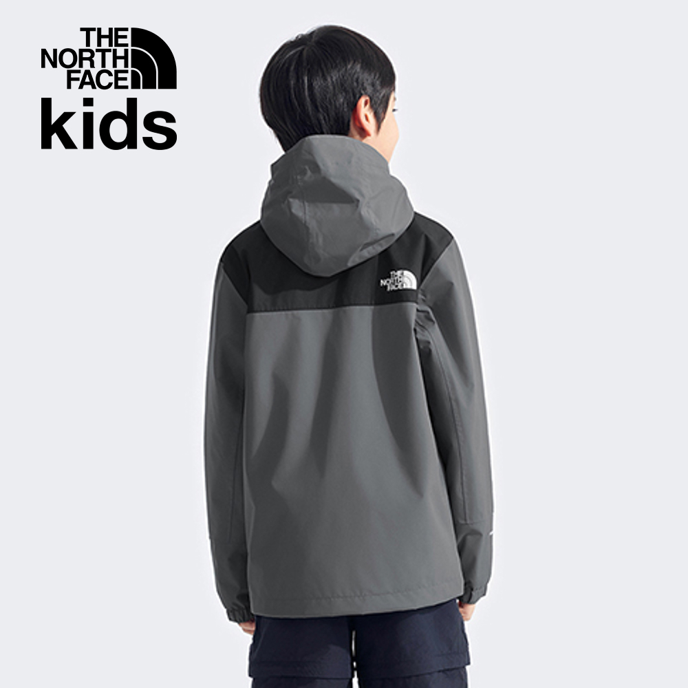 【限時搶購】兒童灰色DryVent防水透氣衝鋒衣｜8A480UZ