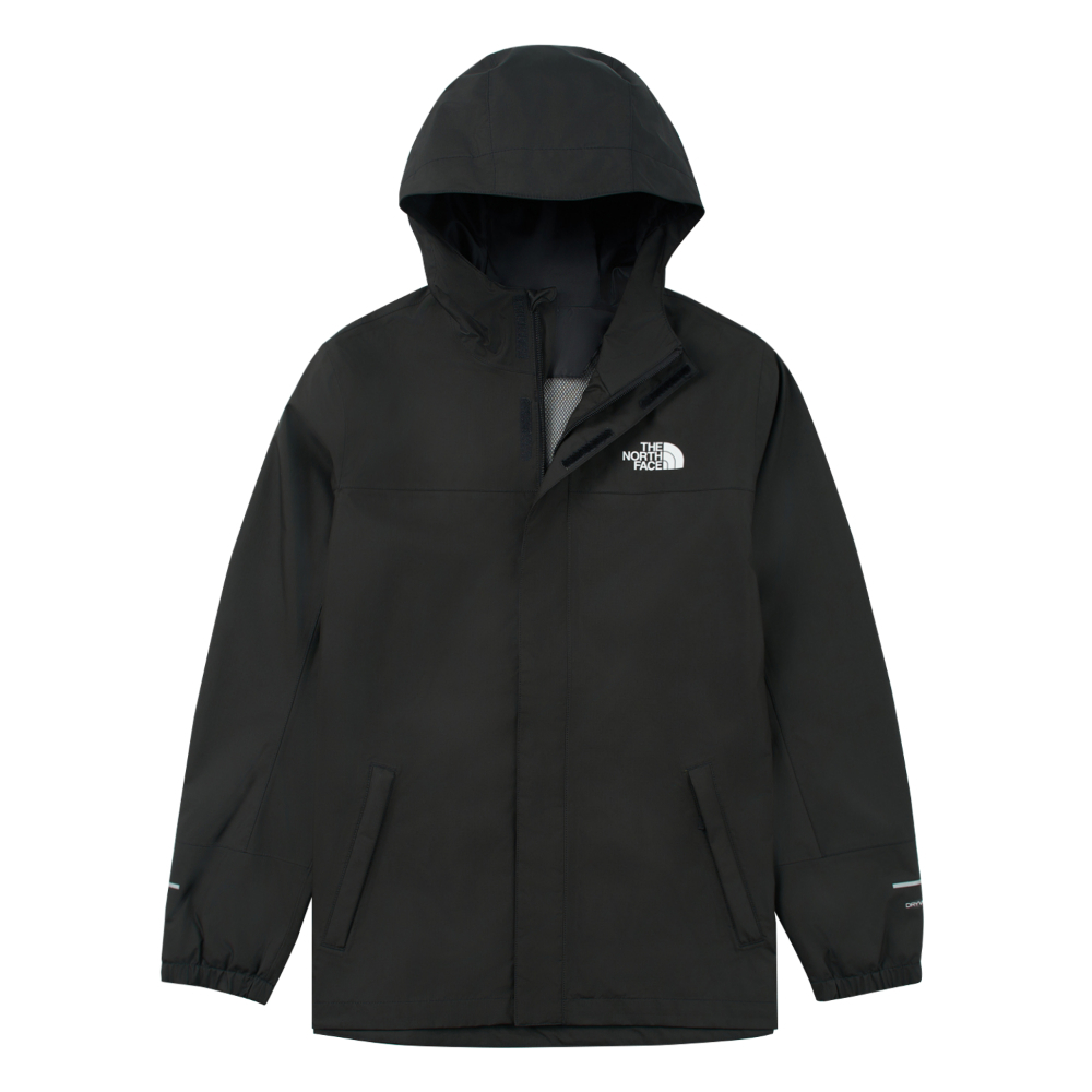 The North Face北面兒童黑色DryVent防水透氣衝鋒衣｜8A48KX7