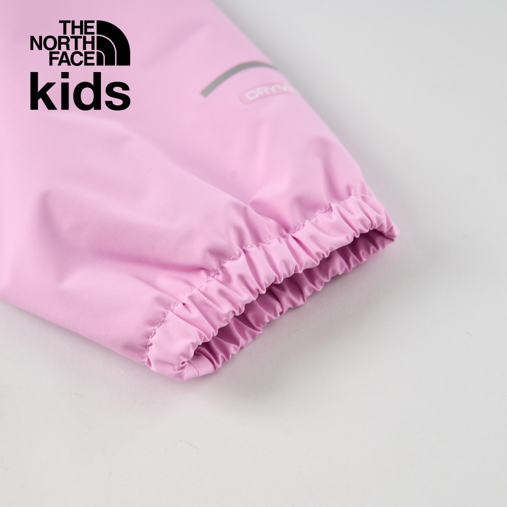 【10/24 00點週末限定】The North Face北面兒童粉紅色DryVent防水透氣衝鋒衣｜8A496FI
