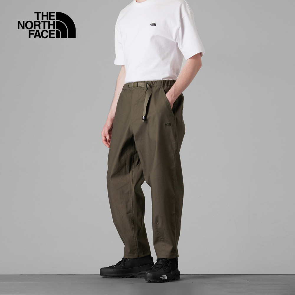 The North Face UE男款灰褐色DWR防潑水休閒長褲｜8AGW21L－疾速運動商城