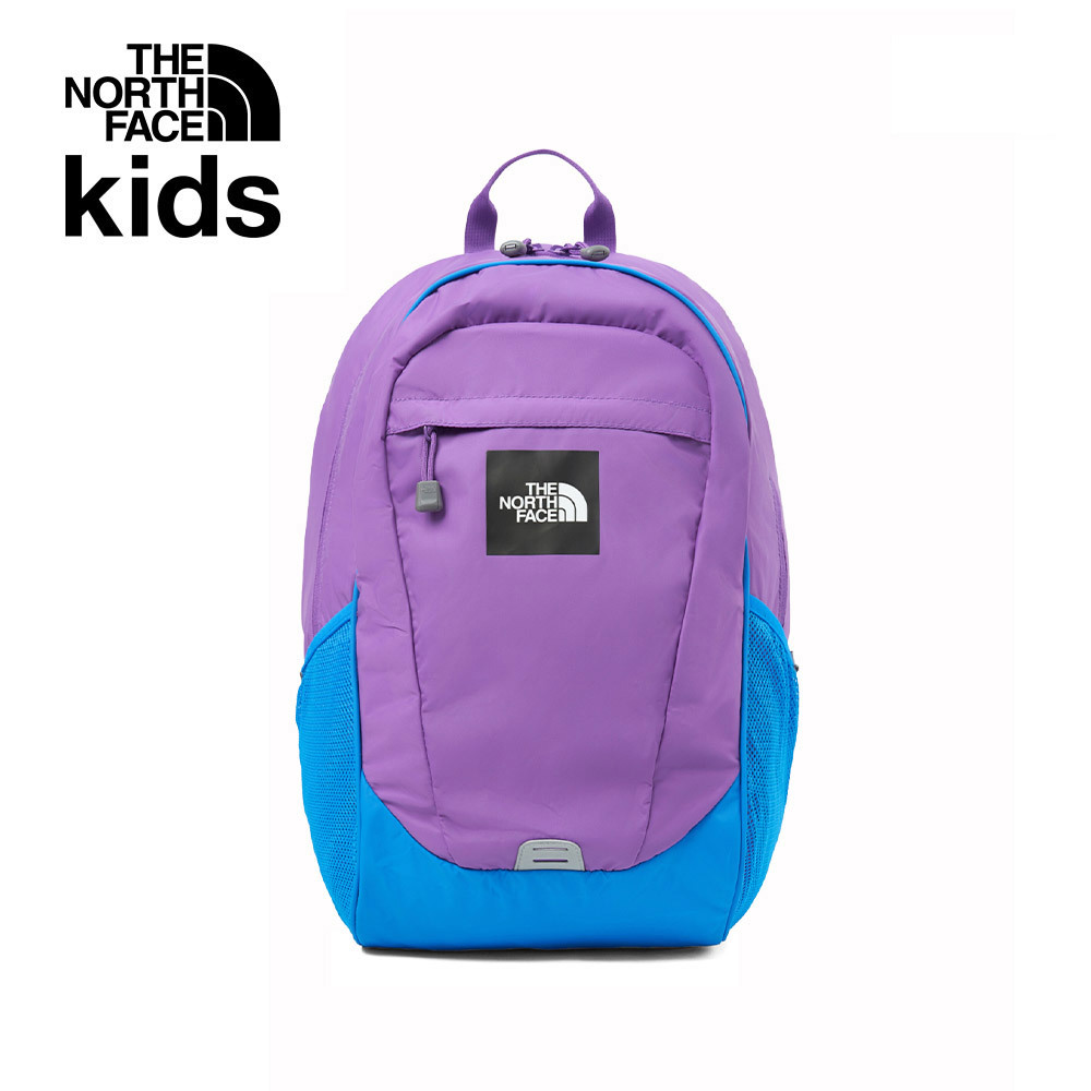 The North Face北面兒童紫色大尺寸品牌LOGO休閒後背包｜8AMXBET