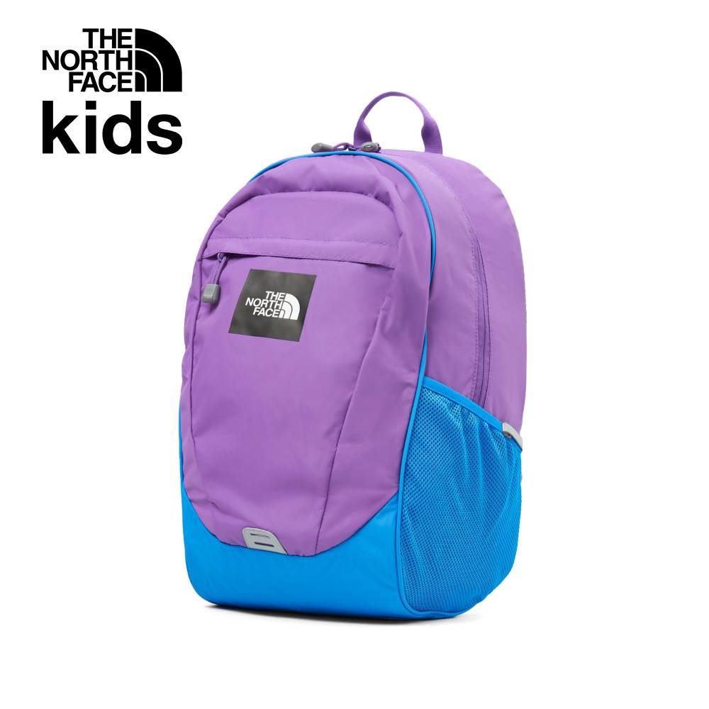 The North Face北面兒童紫色大尺寸品牌LOGO休閒後背包｜8AMXBET