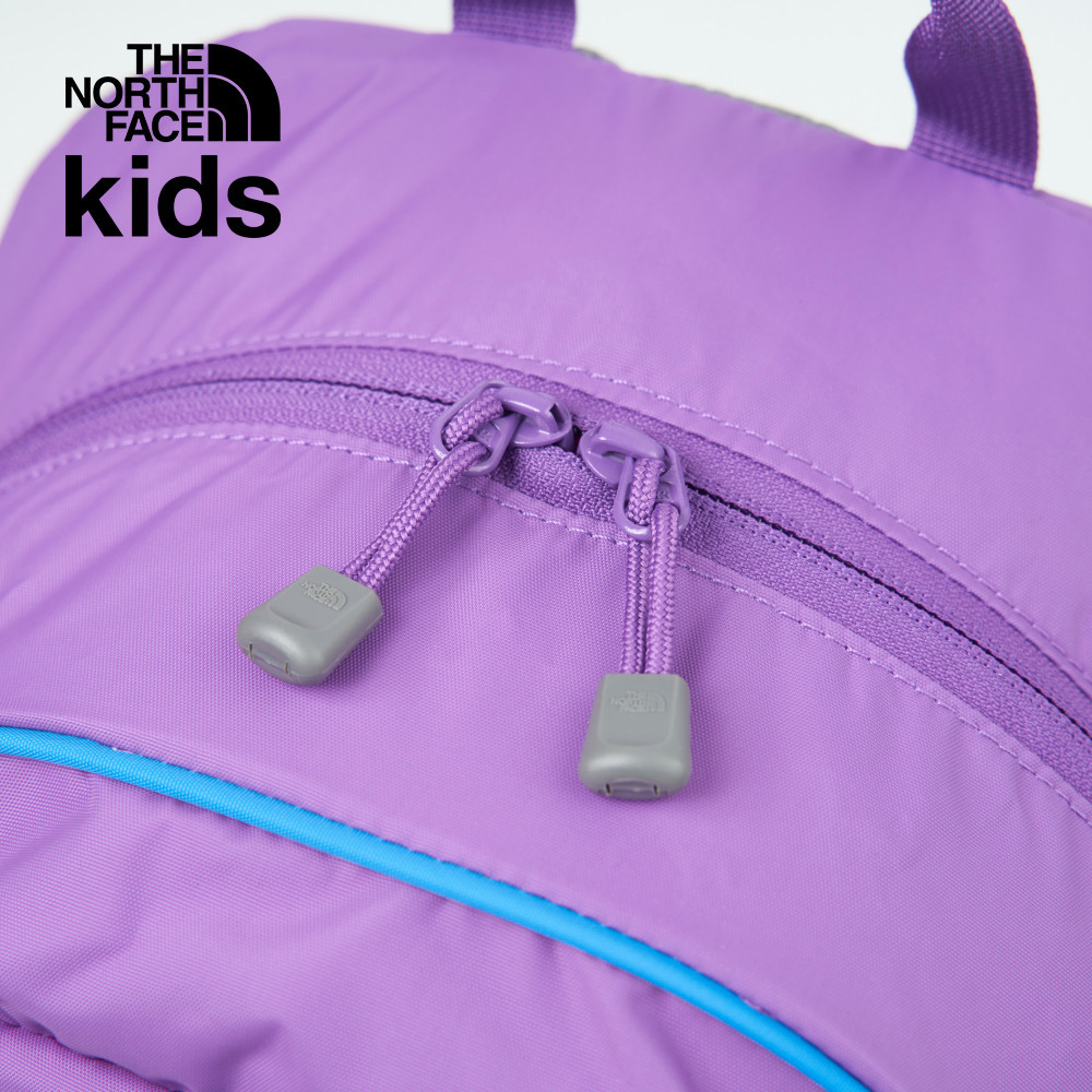 The North Face北面兒童紫色大尺寸品牌LOGO休閒後背包｜8AMXBET