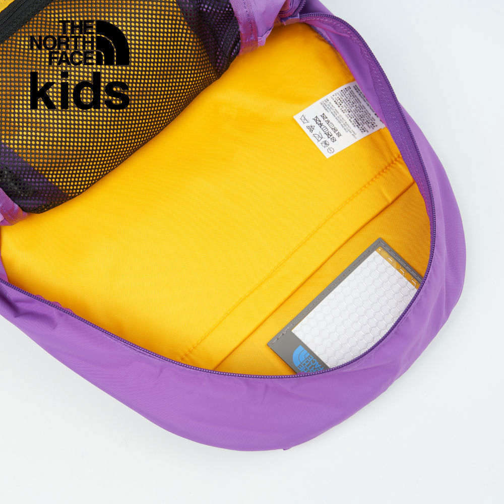 The North Face北面兒童紫色大尺寸品牌LOGO休閒後背包｜8AMXBET
