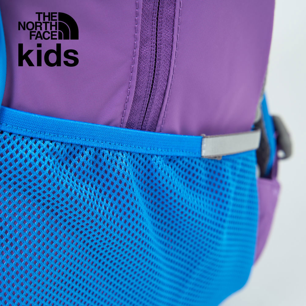 The North Face北面兒童紫色大尺寸品牌LOGO休閒後背包｜8AMXBET