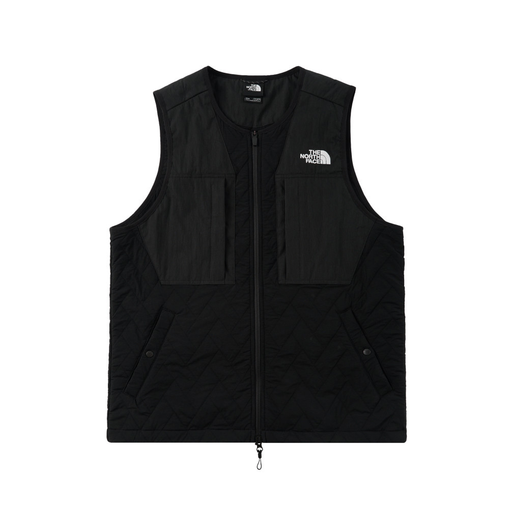 UE男款黑色DWR防潑水鋪棉背心｜8CJCJK3