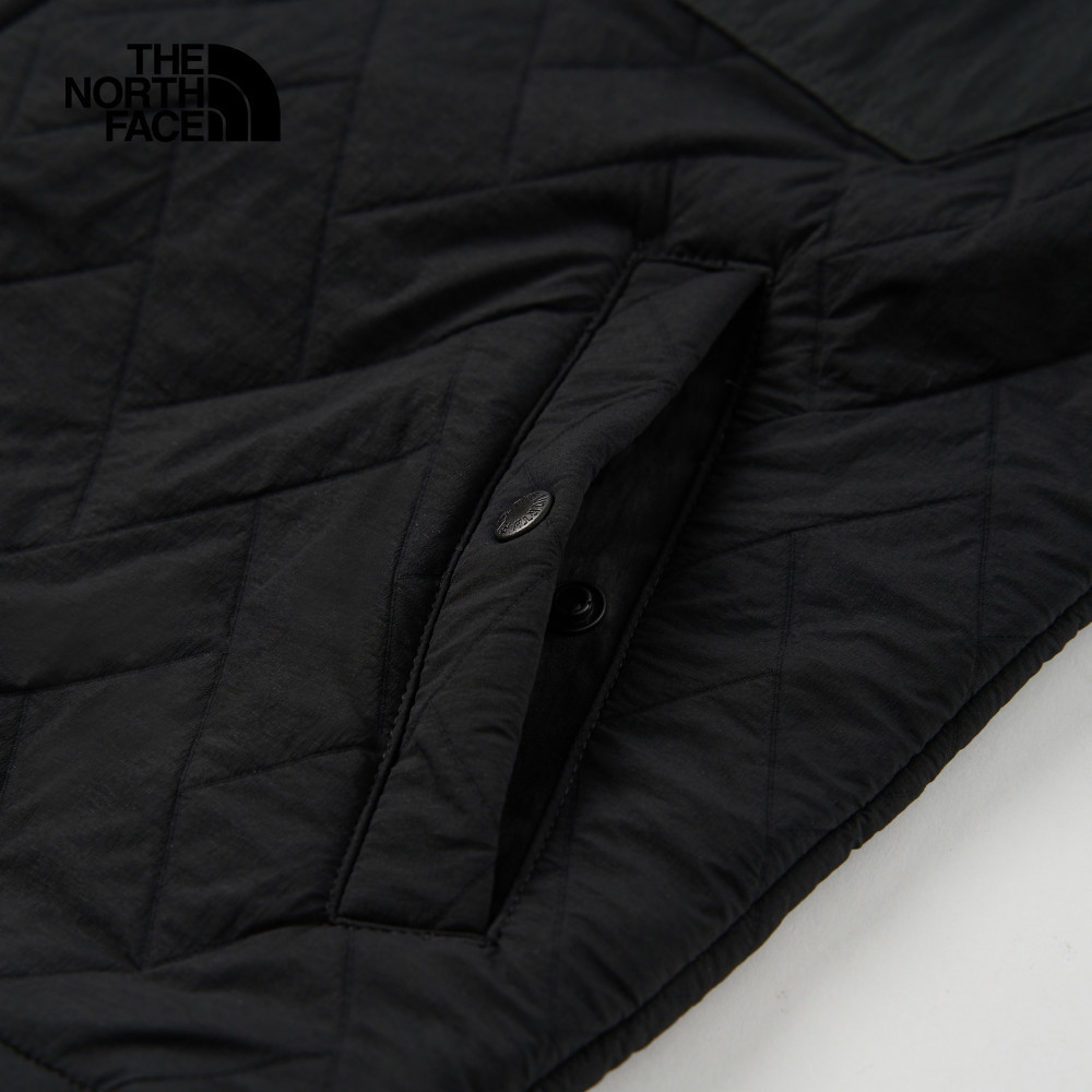 UE男款黑色DWR防潑水鋪棉背心｜8CJCJK3