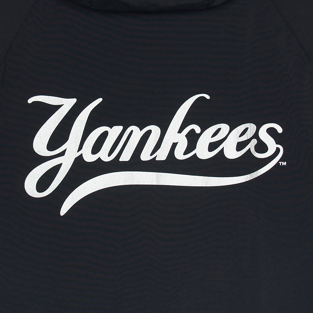 MLB 女版抗UV防曬涼感防風外套 Varsity系列 紐約洋基隊 (3FWJV0153-50BKS)