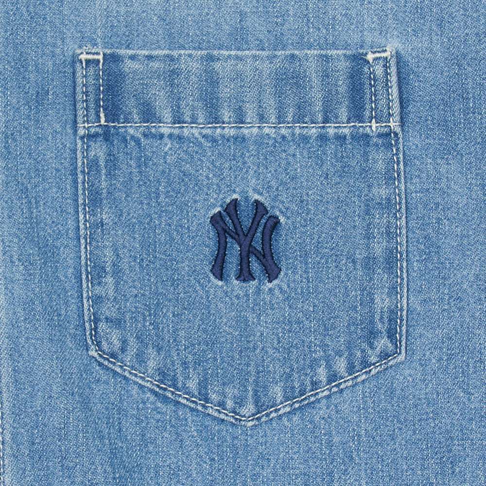 MLB 牛仔丹寧襯衫 Varsity系列 紐約洋基隊 (3ADRV0151-50BLL)